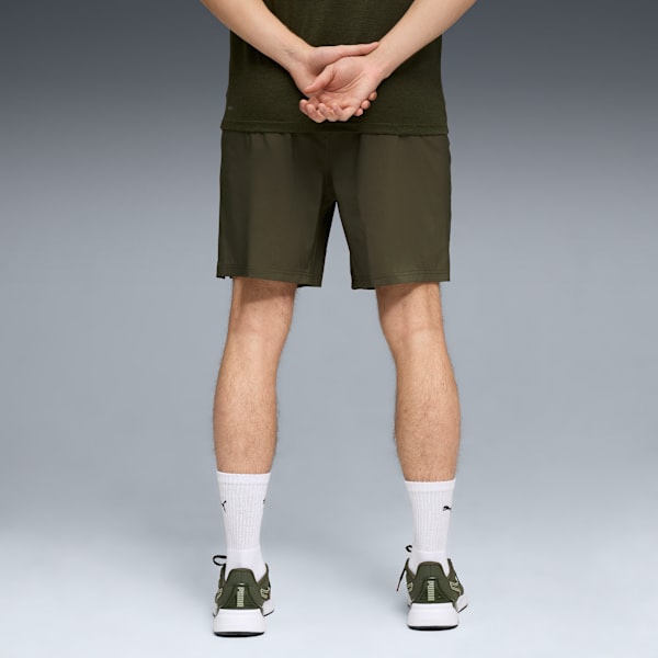 Train All Day ESSENTIALS Men's 7" Woven Shorts, Dark Olive, extralarge